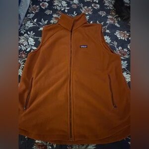 Patagonia Women’s Orange Fleece Vest